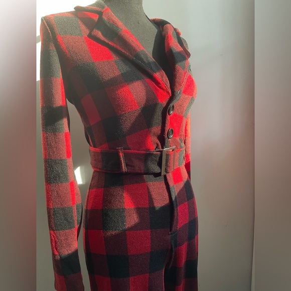 Buffalo print jumpsuit with matching belt - Picture 4 of 5